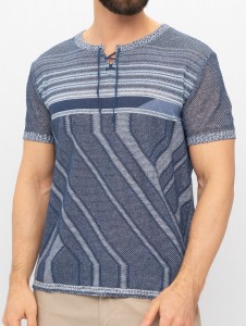 Джемпер короткий рукав 2132 джинс 1