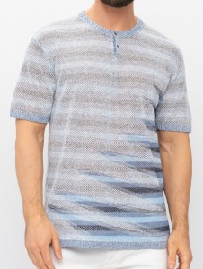 Джемпер короткий рукав 2416 джинс