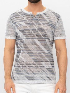 Джемпер короткий рукав 2415 серый