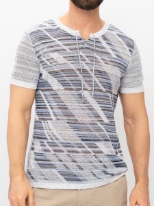 Джемпер короткий рукав 2415 джинс