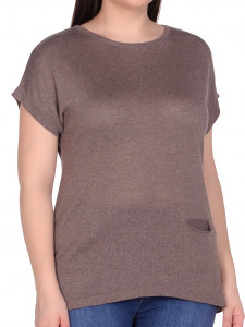 Джемпер короткий рукав л20962 латте