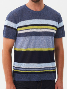 Джемпер короткий рукав 2313 джинс