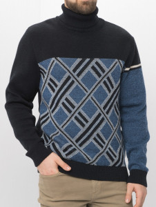 Джемпер высокое горло 32379 ночь