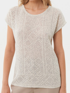 Джемпер короткий рукав л1125 лен 1