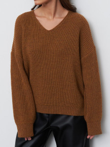 Джемпер л31276 горчица