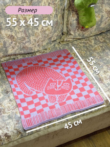 Плед 55х45 п003 сирень