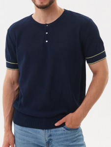 Джемпер короткий рукав 2466 нави