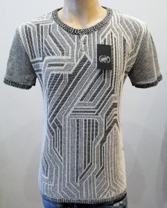 Джемпер короткий рукав 1977 лен 1