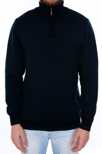 Джемпер короткая молния 1885 синий 1