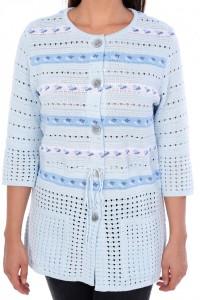 Кардиган л0545 голубой 1