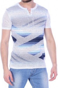 Джемпер короткий рукав 1816 серый 3