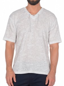Джемпер короткий рукав 2330 серый 1