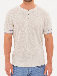 Джемпер короткий рукав 2466 лен