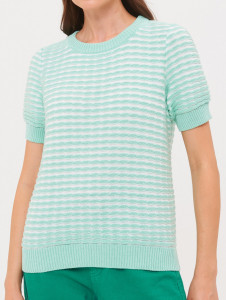 Джемпер короткий рукав л1359 мята