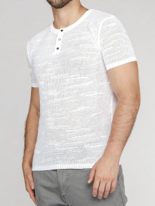 Джемпер короткий рукав 22246 белый