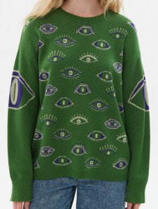 Джемпер л1395 зеленый