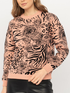 Джемпер л21190 розовый