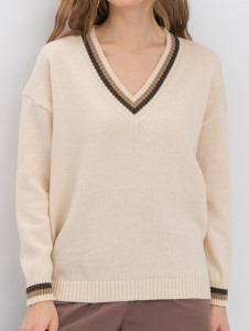 Джемпер л21168 молочный