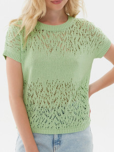 Джемпер короткий рукав л1244 лайм