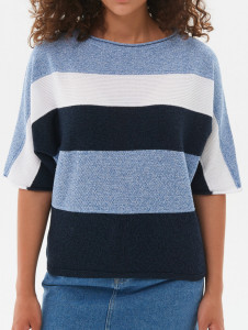 Джемпер короткий рукав л0711 джинс 2