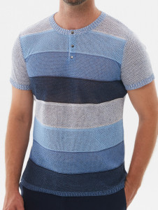 Джемпер короткий рукав 1815 джинс 1