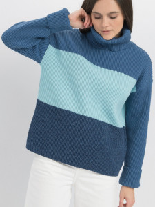 Джемпер высокое горло л41175 атлантика