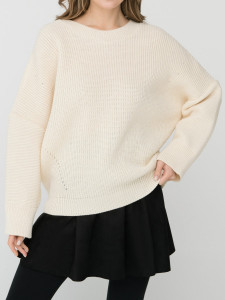 Джемпер л51146 молочный