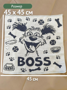 Плед 45х45 п010 джинс