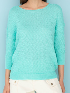 Джемпер короткий рукав л1253 мята