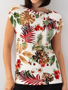 Джемпер короткий рукав в1220 сафари