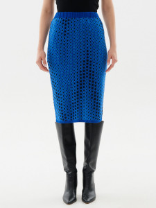 Юбка л1431 т. синий