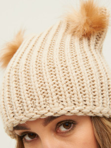 Шапка а21263 бланжевый