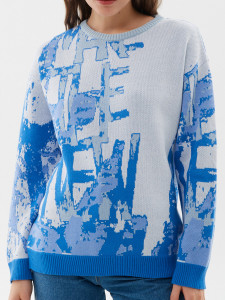 Джемпер л21363 джинс