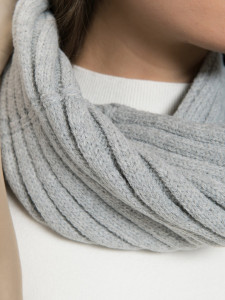 Шарф а20555 серый