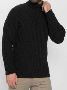 Джемпер высокое горло 22259 графит