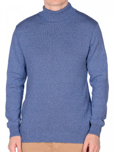 Джемпер высокое горло 2358 джинс