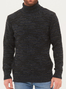 Джемпер высокое горло 22485 меланж