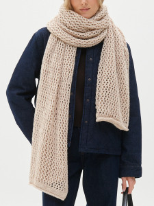 Шарф а1481 бежевый