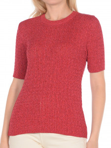 Джемпер короткий рукав л20993 красный