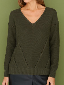 Джемпер л1270 оливковый