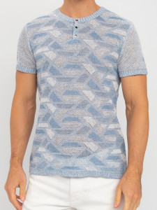 Джемпер короткий рукав 2240 джинс 1