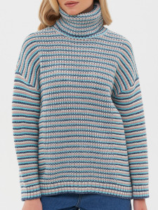 Джемпер высокое горло л1367 джинс