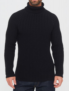 Джемпер высокое горло 2478 черный