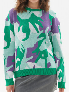 Джемпер л1423 зеленый