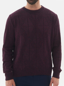 Джемпер 21898 бордо
