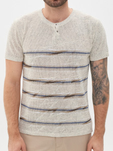 Джемпер короткий рукав 1836 лен 2