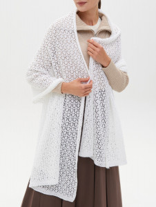 Шарф а1487 белый