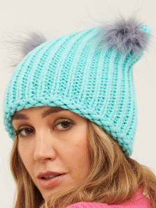 Шапка а1263 лазурный