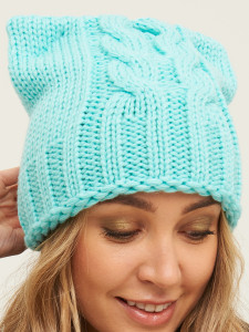 Шапка а1265 лазурный