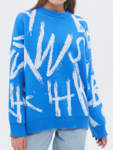 Джемпер л1362 синий
